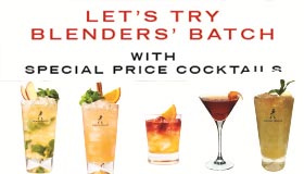 Blenders' Batch cocktail special promotion